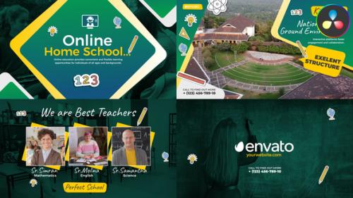 Videohive - Online Home School for DaVinci Resolve - 48091794 - 48091794