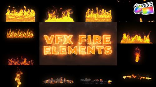 Videohive - VFX Fire Elements for FCPX - 48092140 - 48092140