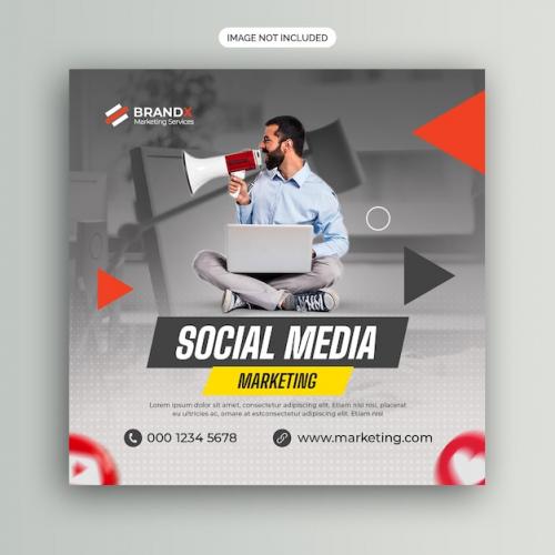 Premium PSD | Psd creative concept social media instagram post web banner digital marketing promotion template Premium PSD