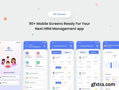 Maan HRM- HRM & Payroll Management App UI Ui8.net