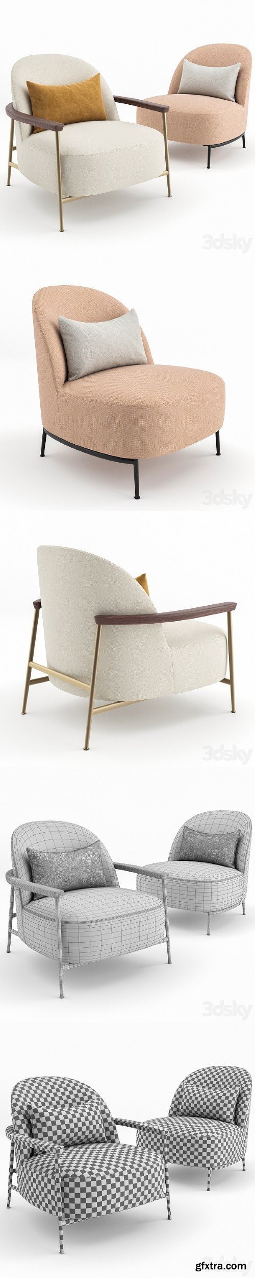 Sejour Lounge Chair by GUBI