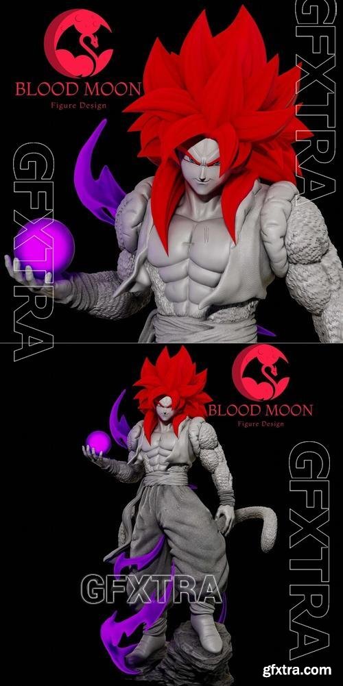 Blood Moon - Gogeta SS4 &ndash; 3D Print Model