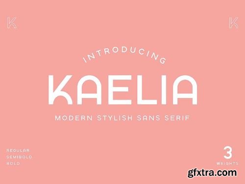 KAELIA - Simple Stylish Typeface Ui8.net