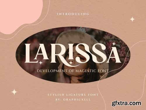 Larissa - Stylish Ligature Typeface Ui8.net