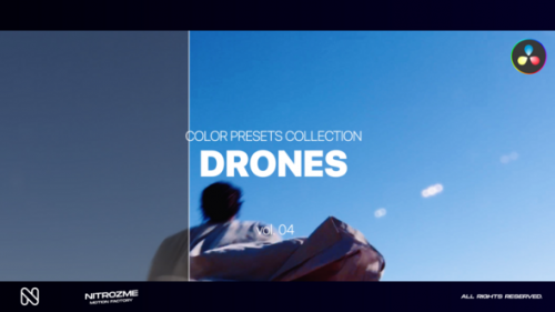 Videohive - Drones LUT Collection Vol. 04 for DaVinci Resolve - 48141076 - 48141076