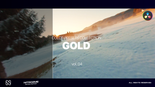 Videohive - Gold LUT Collection Vol. 04 for DaVinci Resolve - 48141106 - 48141106