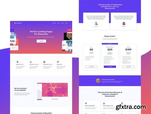 ElementorKit - Premium Landing Pages Ui8.net