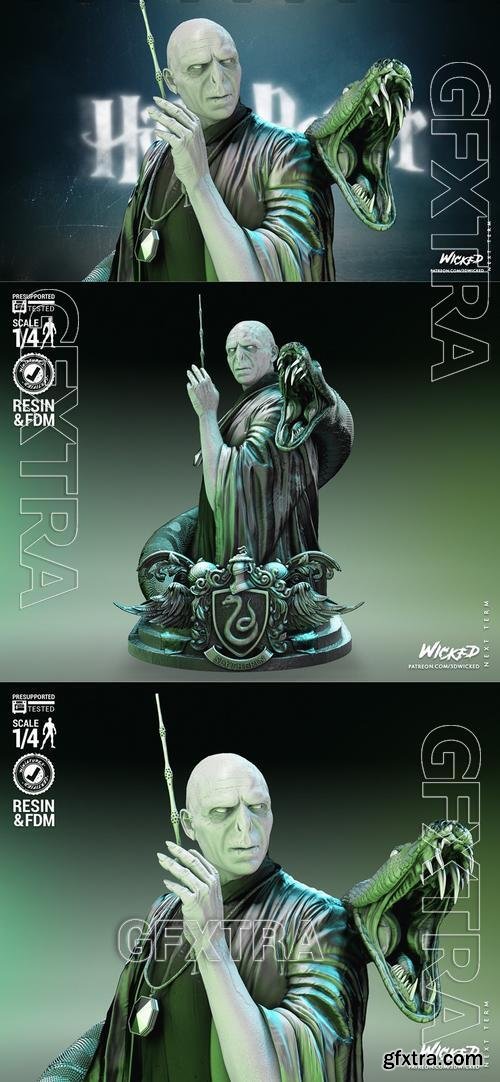 Wicked - Voldemort Bust &ndash; 3D Print Model