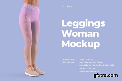 Mockups Women Leggins DM3MBP7