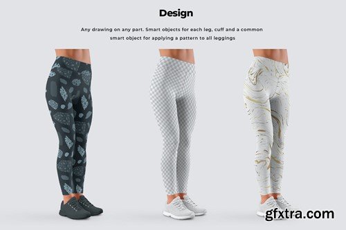 Mockups Women Leggins DM3MBP7