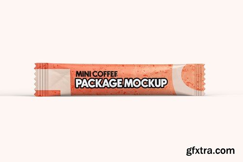 Matte Coffee Stick Sachet Mockup XT8B7PT