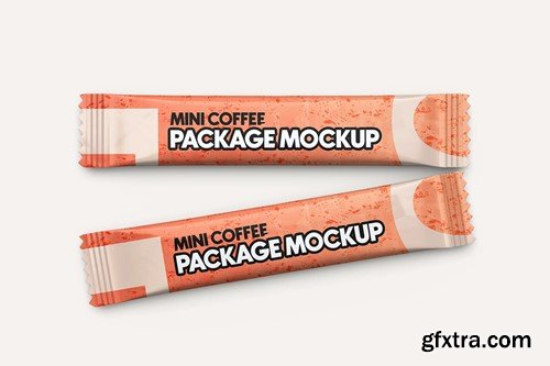 Matte Coffee Stick Sachet Mockup XT8B7PT