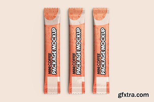 Matte Coffee Stick Sachet Mockup XT8B7PT