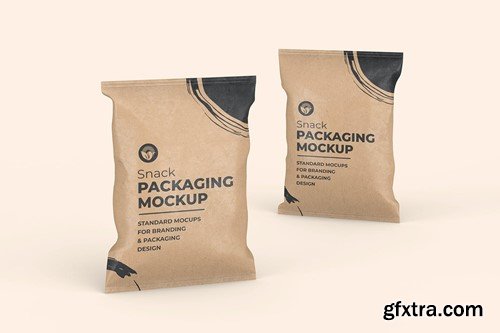 Paper Snack Packaging Mockup NNJVCKF