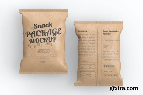 Paper Snack Packaging Mockup NNJVCKF