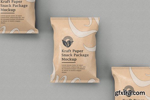 Paper Snack Packaging Mockup NNJVCKF