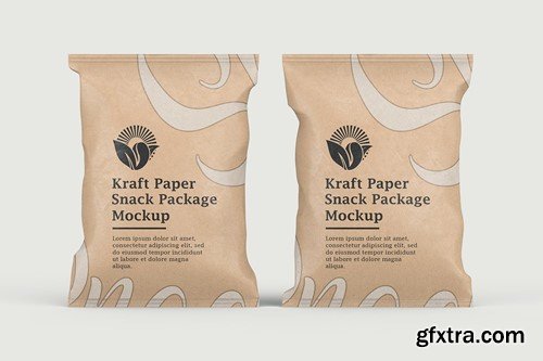 Paper Snack Packaging Mockup NNJVCKF