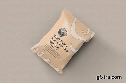 Paper Snack Packaging Mockup NNJVCKF