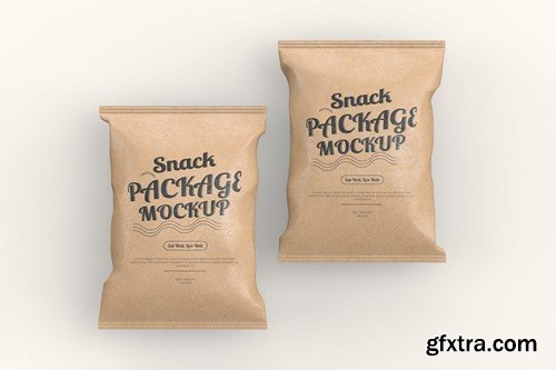 Paper Snack Packaging Mockup NNJVCKF