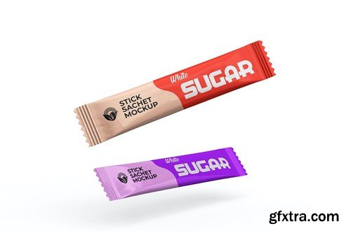 White Sugar Stick Mockup A9KZPFN