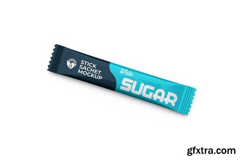 White Sugar Stick Mockup A9KZPFN