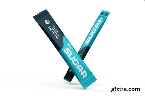 White Sugar Stick Mockup A9KZPFN