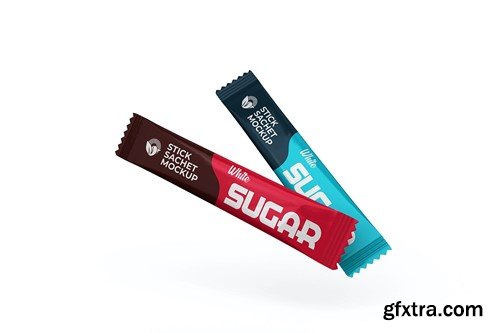 White Sugar Stick Mockup A9KZPFN