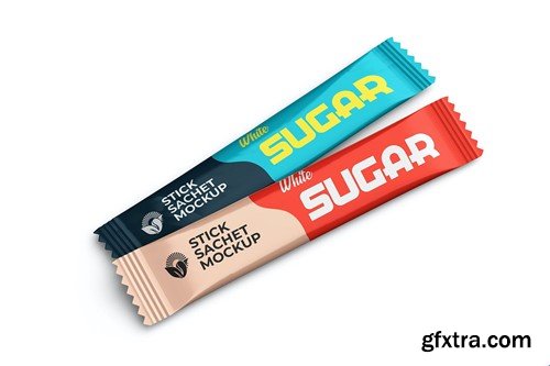 White Sugar Stick Mockup A9KZPFN