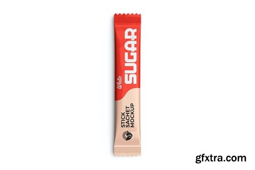 White Sugar Stick Mockup A9KZPFN