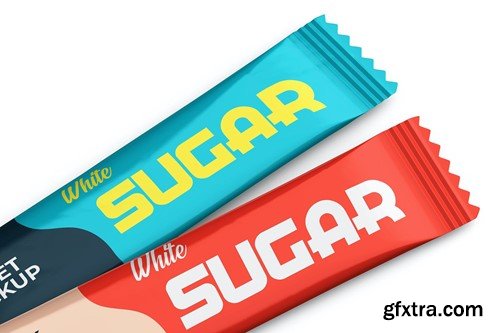 White Sugar Stick Mockup A9KZPFN