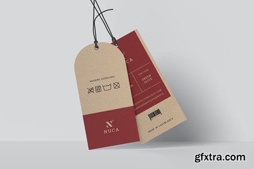 Clothing Label Mockup MD32UJC