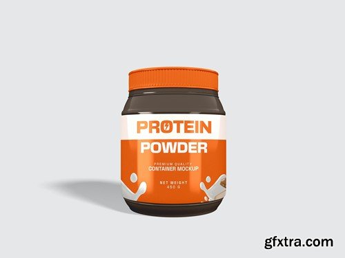 Sport Protein Jar Mockup Set 6MJXUNJ