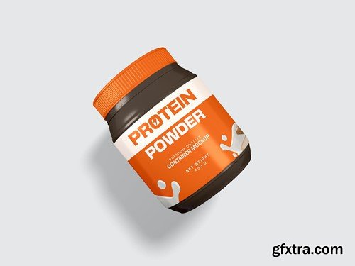 Sport Protein Jar Mockup Set 6MJXUNJ