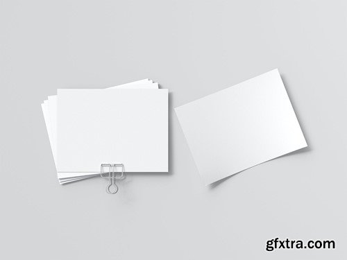 Paper Sticky Notes Planner Mockup Set LELTFXW