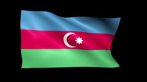 Videohive - Azerbaijan Flag - 48065197 - 48065197