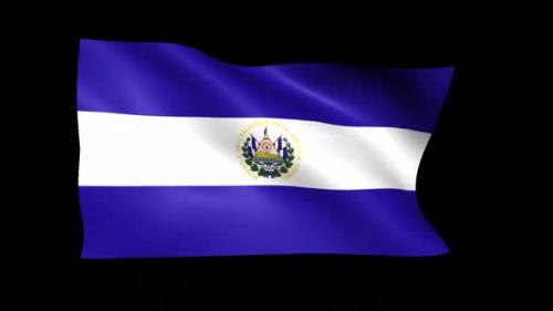 Videohive - El Salvador Flag - 48065201 - 48065201