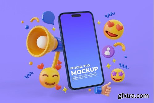 Phone Mockup Digital Marketing Scene TD3NM6M