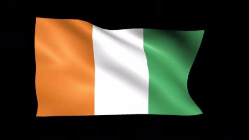 Videohive - Ivory Coast Flag - 48065205 - 48065205