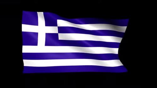 Videohive - Greece Flag - 48065207 - 48065207