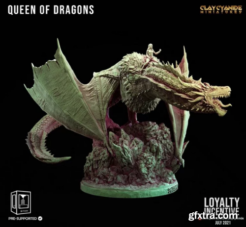 Queen of Dragons – 3D Print Model