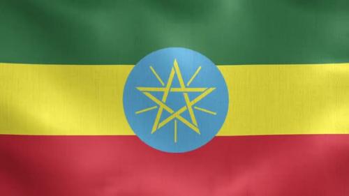 Videohive - Ethiopia Flag - 48065484 - 48065484