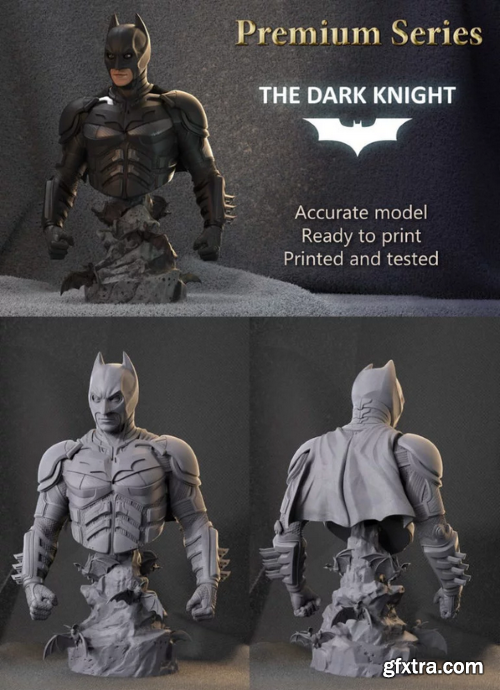 Dark Knight – Batman – 3D Print Bust