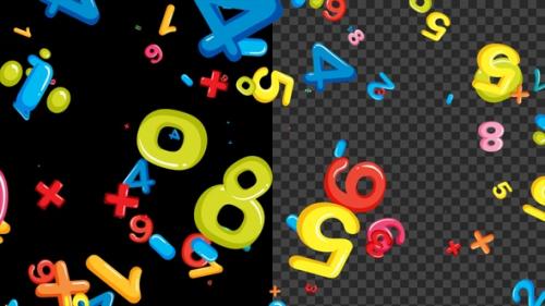 Videohive - Mathematics Numbers Loop V5 - 48065486 - 48065486