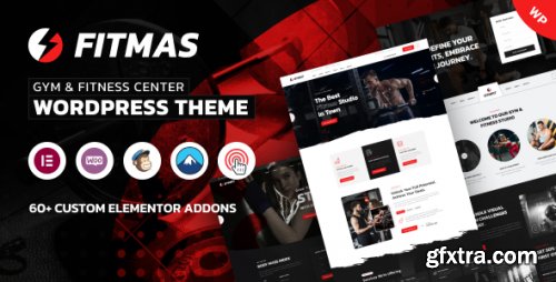 Themeforest - Fitmas - Gym &amp; Fitness Center WordPress Theme 47362582 v1.0.0 - Nulled