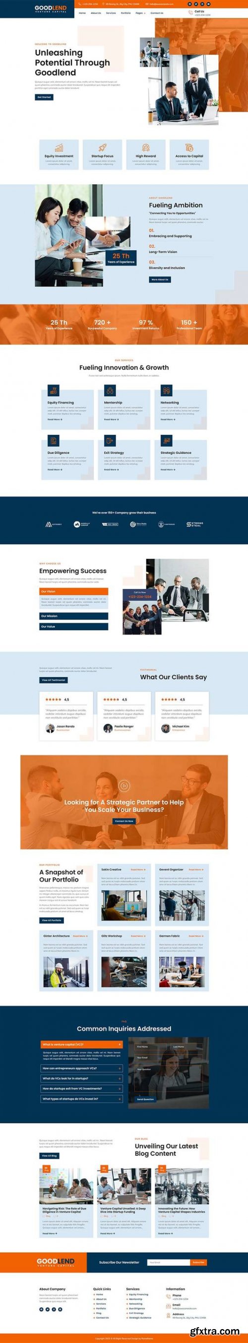 Themeforest - Goodlend - Venture Capital &amp; Investment Elementor Template Kit 47788680 v1.0.1 - Nulled