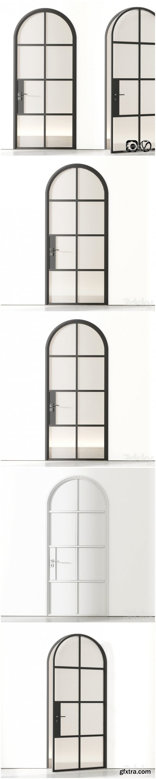 Arch single door 