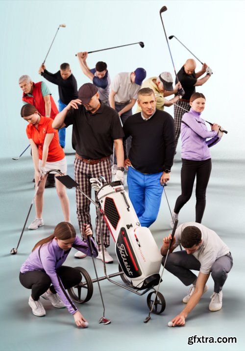 3dpeople - 1026 Golf Bundle