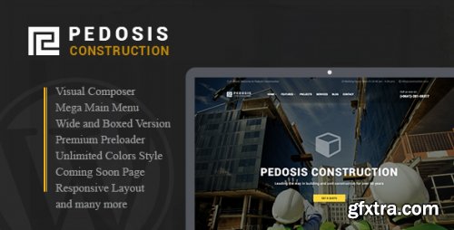 Themeforest - Pedosis - Construction Responsive WordPress Theme 11585215 v1.0 - Nulled