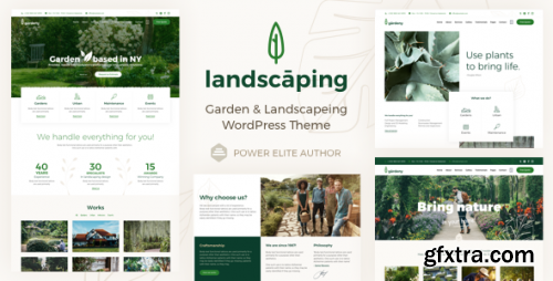 Themeforest - Landscaping - Garden Landscaper WordPress Theme 20942637 v15.0 - Nulled