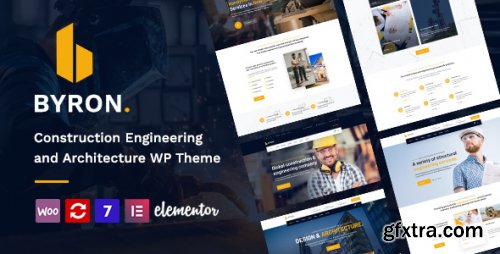 Themeforest - Byron | Construction and Engineering WordPress Theme 28520387 v1.17 - Nulled